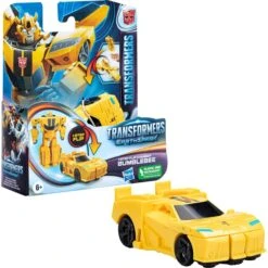 Hasbro Transformers EarthSpark 1-Step Flip Changer Bumblebee, Spielfigur