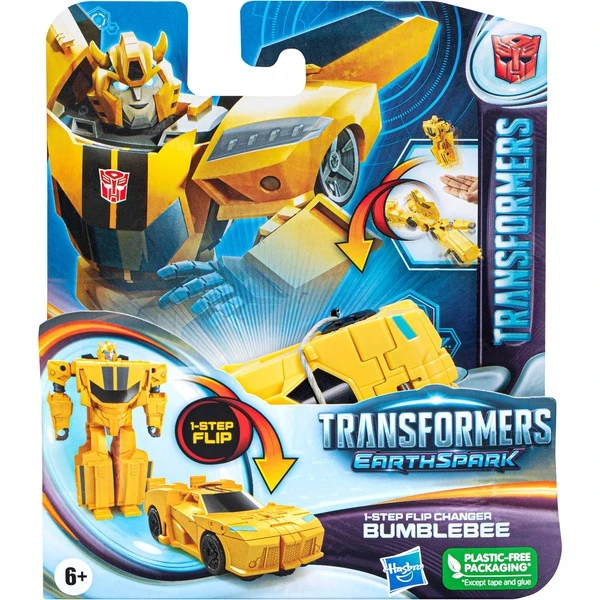 Hasbro Transformers EarthSpark 1-Step Flip Changer Bumblebee, Spielfigur 6 Hasbro Transformers EarthSpark 1-Step Flip Changer Bumblebee, Spielfigur – Bild 4
