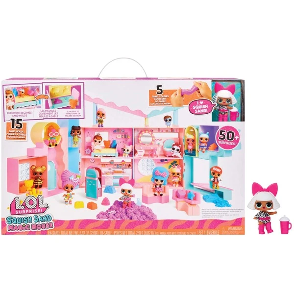 MGA Entertainment L.O.L. Surprise Squish Sand Magic House W/ Tot, Puppenhaus 3 MGA Entertainment L.O.L. Surprise Squish Sand Magic House W/ Tot, Puppenhaus