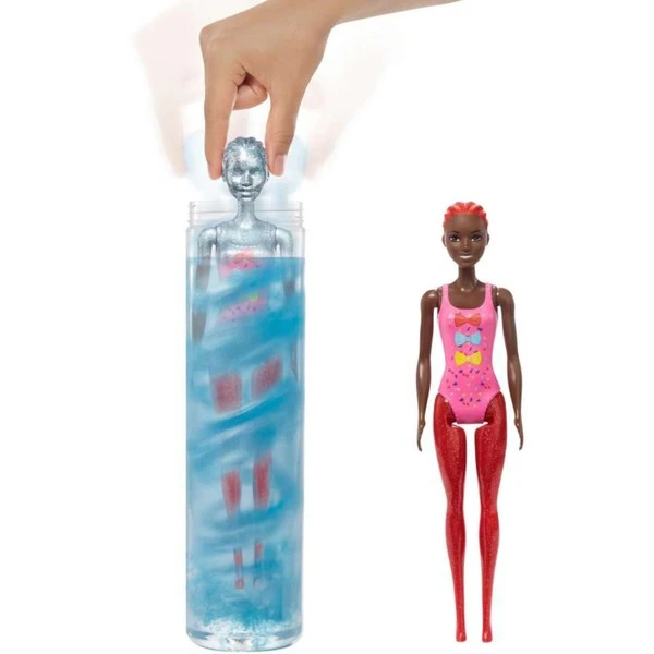 Mattel Barbie Color Reveal Glitzer! Haarwechsel Puppe Glitzerblau Mit 25 Überraschungen 5 Mattel Barbie Color Reveal Glitzer! Haarwechsel Puppe Glitzerblau Mit 25 Überraschungen – Bild 3