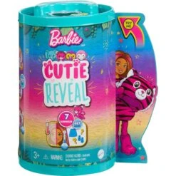 Mattel Barbie Cutie Reveal Chelsea Jungle Series - Tiger, Puppe -Spielzeug Förderung Rabatte Mattel Barbie Cutie Reveal Chelsea Jungle Series Tiger Puppe@@1888845 8
