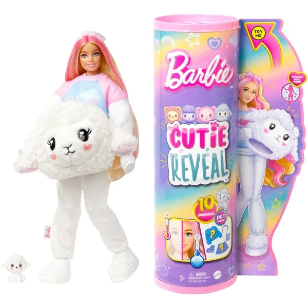 Mattel Barbie Cutie Reveal Cozy Cute Serie - Lämmchen, Puppe – Bild 3