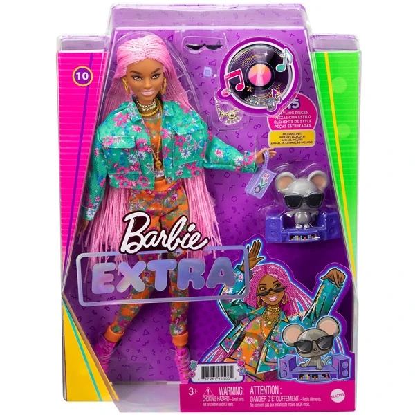 Mattel Barbie Extra Puppe Mit Pinken Flechtzöpfen 9 Mattel Barbie Extra Puppe Mit Pinken Flechtzöpfen – Bild 7