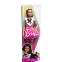 Mattel Barbie Fashionistas-Puppe Mit Schwarzem Haar Und Karokleid -Spielzeug Förderung Rabatte Mattel Barbie Fashionistas Puppe mit schwarzem Haar und Karokleid@@1919148 5