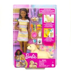 Mattel Barbie Puppe (brünett) Mit Hund Und Welpen -Spielzeug Förderung Rabatte Mattel Barbie Puppe br nett mit Hund und Welpen@@1806321 6
