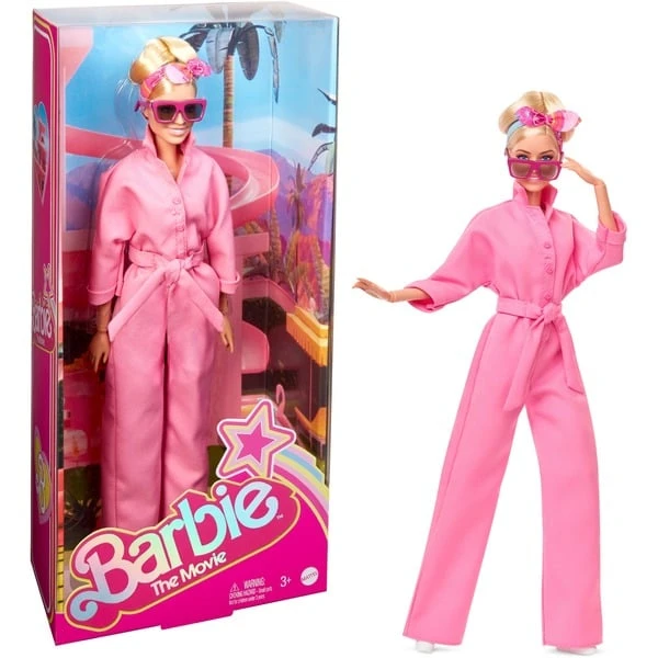 Mattel Barbie The Movie - Margot Robbie Als Barbie: Puppe Im Rosa Jumpsuit 3 Mattel Barbie The Movie - Margot Robbie Als Barbie: Puppe Im Rosa Jumpsuit