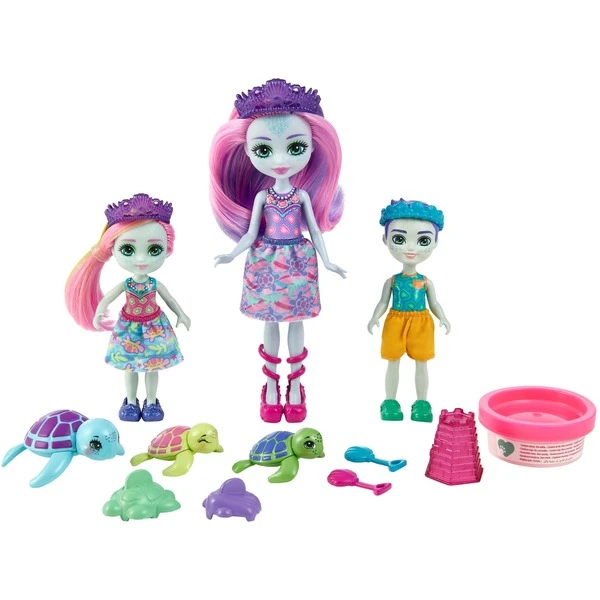 Mattel Enchantimals New Family Turtle Pack, Puppe 4 Mattel Enchantimals New Family Turtle Pack, Puppe – Bild 2
