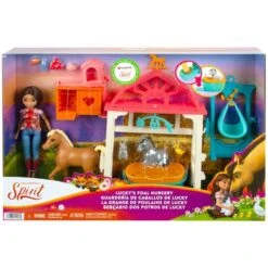 Mattel Spirit Luckys Tierbaby-Pflegestation Mit Pony & Fohlen, Puppe -Spielzeug Förderung Rabatte Mattel Spirit Luckys Tierbaby Pflegestation mit Pony Fohlen Puppe@@1807754 7