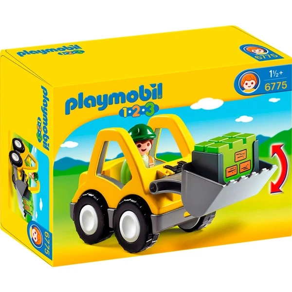 PLAYMOBIL 6775 1.2.3 Radlader, Konstruktionsspielzeug 3 PLAYMOBIL 6775 1.2.3 Radlader, Konstruktionsspielzeug