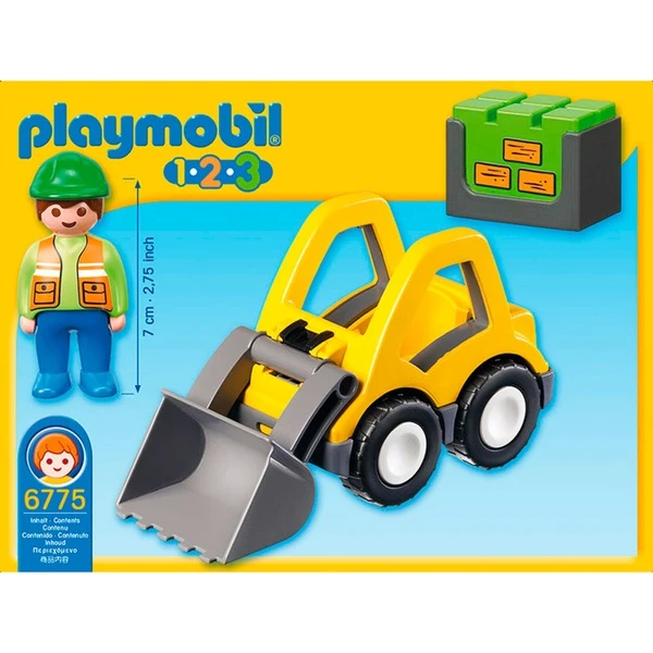 PLAYMOBIL 6775 1.2.3 Radlader, Konstruktionsspielzeug 4 PLAYMOBIL 6775 1.2.3 Radlader, Konstruktionsspielzeug – Bild 2
