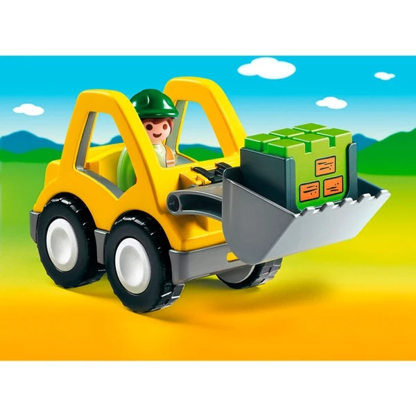 PLAYMOBIL 6775 1.2.3 Radlader, Konstruktionsspielzeug 5 PLAYMOBIL 6775 1.2.3 Radlader, Konstruktionsspielzeug – Bild 3