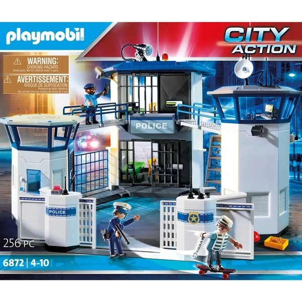 PLAYMOBIL 6872 City Action Polizei-Kommandozentrale Mit Gefängnis, Konstruktionsspielzeug – Bild 2