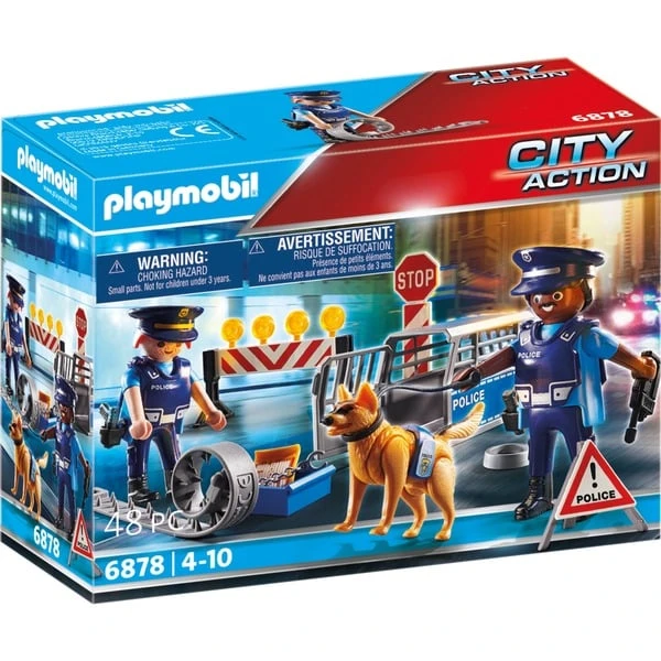 PLAYMOBIL 6878 City Action Polizei-Straßensperre, Konstruktionsspielzeug 3 PLAYMOBIL 6878 City Action Polizei-Straßensperre, Konstruktionsspielzeug