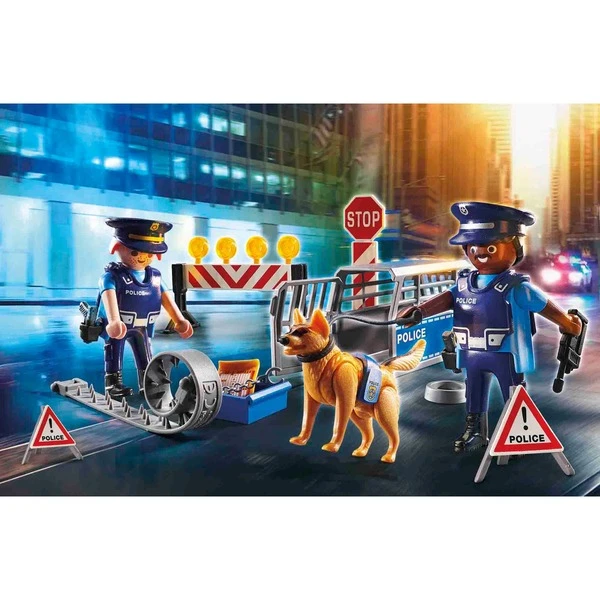 PLAYMOBIL 6878 City Action Polizei-Straßensperre, Konstruktionsspielzeug 5 PLAYMOBIL 6878 City Action Polizei-Straßensperre, Konstruktionsspielzeug – Bild 3