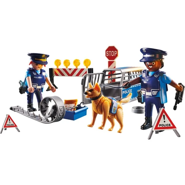 PLAYMOBIL 6878 City Action Polizei-Straßensperre, Konstruktionsspielzeug 8 PLAYMOBIL 6878 City Action Polizei-Straßensperre, Konstruktionsspielzeug – Bild 6