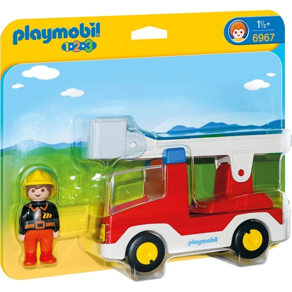 PLAYMOBIL 6967 1.2.3 Feuerwehrleiterfahrzeug, Konstruktionsspielzeug 3 PLAYMOBIL 6967 1.2.3 Feuerwehrleiterfahrzeug, Konstruktionsspielzeug