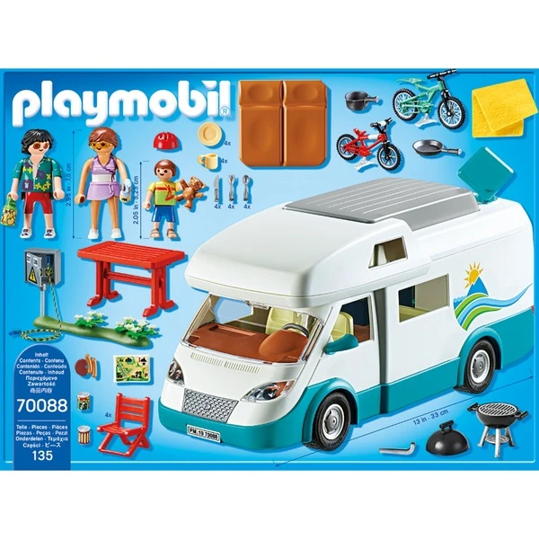 PLAYMOBIL 70088 Family Fun Familien-Wohnmobil, Konstruktionsspielzeug 4 PLAYMOBIL 70088 Family Fun Familien-Wohnmobil, Konstruktionsspielzeug – Bild 2