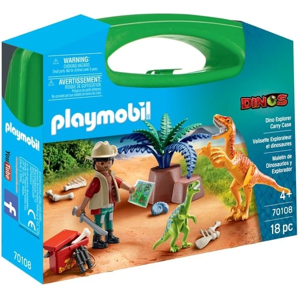 PLAYMOBIL 70108 Dino Rise Dino-Forscher Zum Mitnehmen, Konstruktionsspielzeug 3 PLAYMOBIL 70108 Dino Rise Dino-Forscher Zum Mitnehmen, Konstruktionsspielzeug
