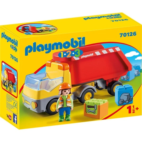 PLAYMOBIL 70126 1.2.3 Kipplaster, Konstruktionsspielzeug 3 PLAYMOBIL 70126 1.2.3 Kipplaster, Konstruktionsspielzeug