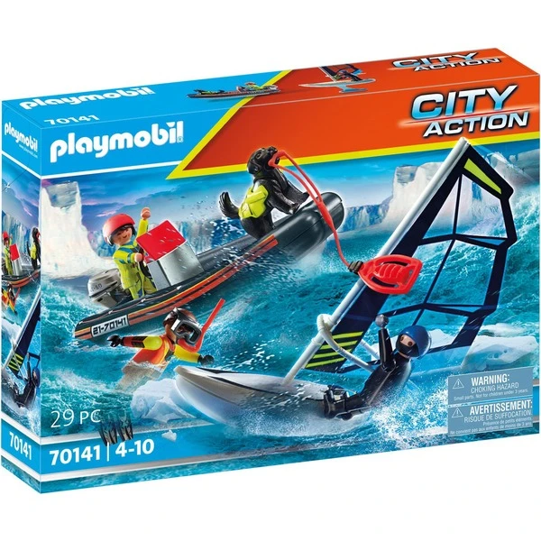 PLAYMOBIL 70141 City Action Seenot: Polarsegler-Rettung, Konstruktionsspielzeug 3 PLAYMOBIL 70141 City Action Seenot: Polarsegler-Rettung, Konstruktionsspielzeug
