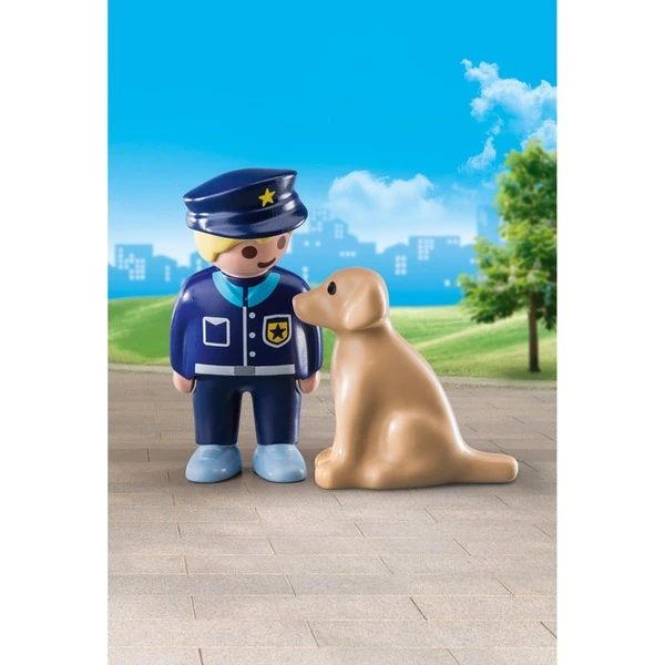 PLAYMOBIL 70408 1.2.3 Polizist Mit Hund, Konstruktionsspielzeug 4 PLAYMOBIL 70408 1.2.3 Polizist Mit Hund, Konstruktionsspielzeug – Bild 2