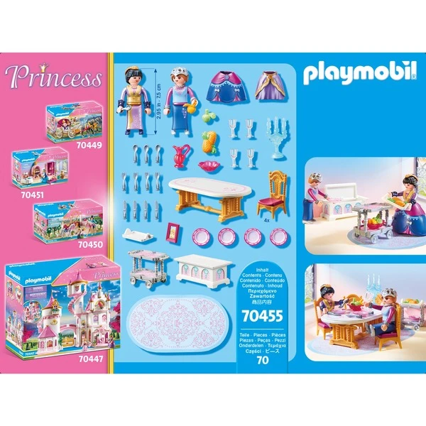 PLAYMOBIL 70455 Princess Speisesaal, Konstruktionsspielzeug 7 PLAYMOBIL 70455 Princess Speisesaal, Konstruktionsspielzeug – Bild 5