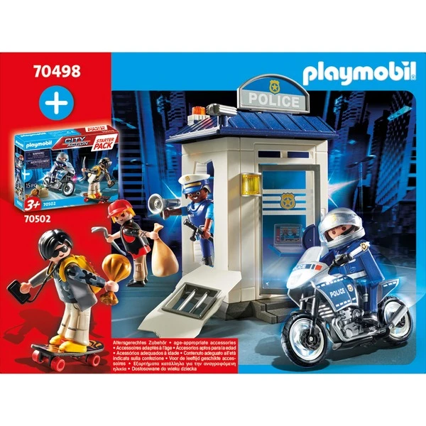 PLAYMOBIL 70498 City Action Starter Pack Polizei, Konstruktionsspielzeug 4 PLAYMOBIL 70498 City Action Starter Pack Polizei, Konstruktionsspielzeug – Bild 2