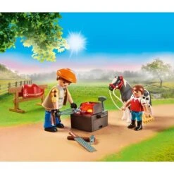 PLAYMOBIL 70518 Country Mobiler Hufschmied, Konstruktionsspielzeug -Spielzeug Förderung Rabatte PLAYMOBIL 70518 Country Mobiler Hufschmied Konstruktionsspielzeug@@1762701 2