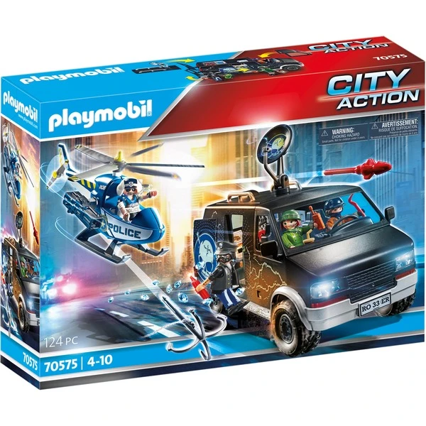PLAYMOBIL 70575 City Action Polizei-Helikopter: Verfolgung Des Fluchtfahrzeugs, Konstruktionsspielzeug 3 PLAYMOBIL 70575 City Action Polizei-Helikopter: Verfolgung Des Fluchtfahrzeugs, Konstruktionsspielzeug