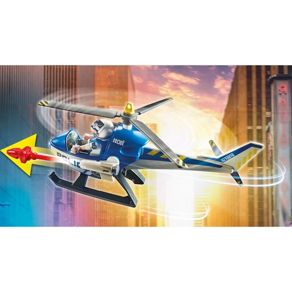 PLAYMOBIL 70575 City Action Polizei-Helikopter: Verfolgung Des Fluchtfahrzeugs, Konstruktionsspielzeug 5 PLAYMOBIL 70575 City Action Polizei-Helikopter: Verfolgung Des Fluchtfahrzeugs, Konstruktionsspielzeug – Bild 3