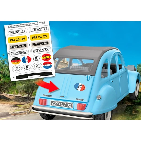 PLAYMOBIL 70640 Citroën 2CV, Konstruktionsspielzeug 7 PLAYMOBIL 70640 Citroën 2CV, Konstruktionsspielzeug – Bild 5