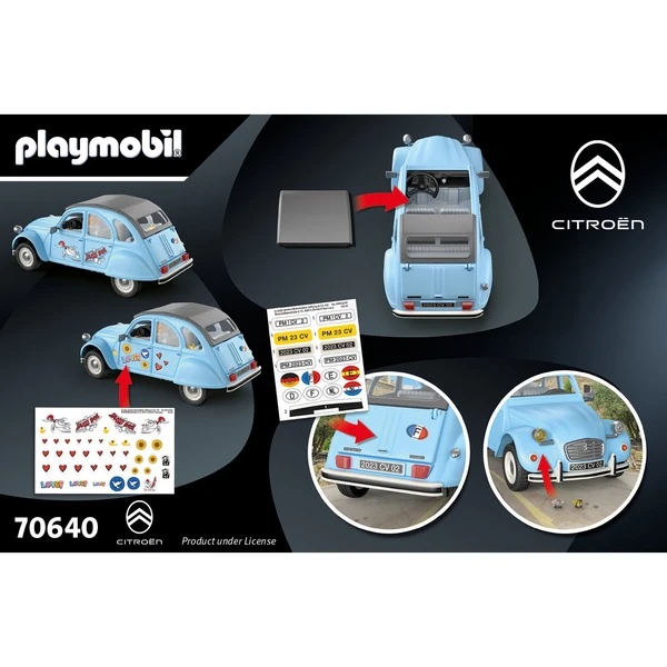 PLAYMOBIL 70640 Citroën 2CV, Konstruktionsspielzeug 10 PLAYMOBIL 70640 Citroën 2CV, Konstruktionsspielzeug – Bild 8