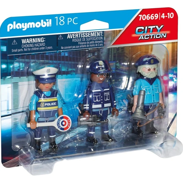 PLAYMOBIL 70669 City Action Figurenset Polizei, Konstruktionsspielzeug 3 PLAYMOBIL 70669 City Action Figurenset Polizei, Konstruktionsspielzeug