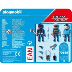 PLAYMOBIL 70669 City Action Figurenset Polizei, Konstruktionsspielzeug 7 PLAYMOBIL 70669 City Action Figurenset Polizei, Konstruktionsspielzeug -Spielzeug Förderung Rabatte PLAYMOBIL 70669 City Action Figurenset Polizei Konstruktionsspielzeug@@1680460 2