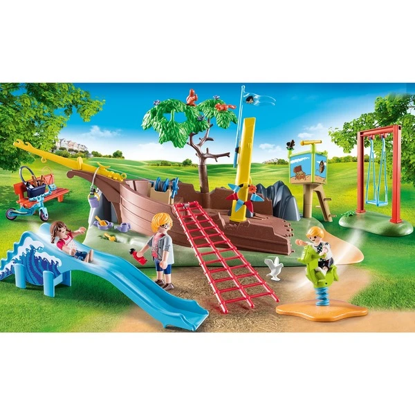 PLAYMOBIL 70741 City Life Abenteuerspielplatz Mit Schiffswrack, Konstruktionsspielzeug 4 PLAYMOBIL 70741 City Life Abenteuerspielplatz Mit Schiffswrack, Konstruktionsspielzeug – Bild 2