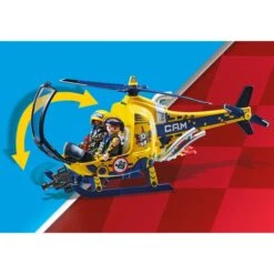 PLAYMOBIL 70833 Air Stuntshow Filmcrew-Helikopter, Konstruktionsspielzeug -Spielzeug Förderung Rabatte PLAYMOBIL 70833 Air Stuntshow Filmcrew Helikopter Konstruktionsspielzeug@@1840591 4