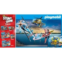 PLAYMOBIL 70833 Air Stuntshow Filmcrew-Helikopter, Konstruktionsspielzeug -Spielzeug Förderung Rabatte PLAYMOBIL 70833 Air Stuntshow Filmcrew Helikopter Konstruktionsspielzeug@@1840591 5