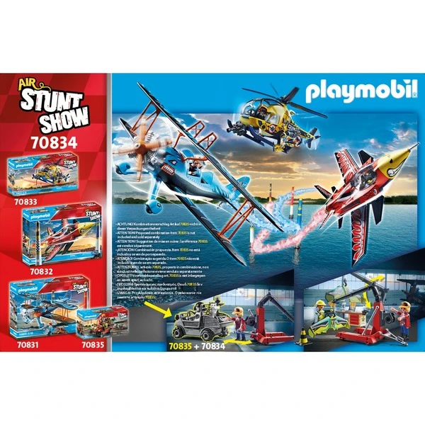 PLAYMOBIL 70834 Air Stuntshow Servicestation, Konstruktionsspielzeug 9 PLAYMOBIL 70834 Air Stuntshow Servicestation, Konstruktionsspielzeug – Bild 7