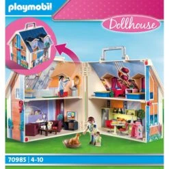 PLAYMOBIL 70985 Dollhouse Mitnehm-Puppenhaus, Konstruktionsspielzeug -Spielzeug Förderung Rabatte PLAYMOBIL 70985 Dollhouse Mitnehm Puppenhaus Konstruktionsspielzeug@@1810062 3