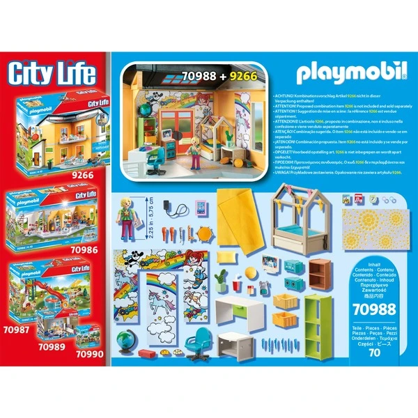 PLAYMOBIL 70988 City Life Jugendzimmer, Konstruktionsspielzeug 6 PLAYMOBIL 70988 City Life Jugendzimmer, Konstruktionsspielzeug – Bild 4