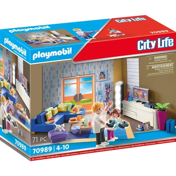 PLAYMOBIL 70989 City Life Wohnzimmer, Konstruktionsspielzeug 3 PLAYMOBIL 70989 City Life Wohnzimmer, Konstruktionsspielzeug