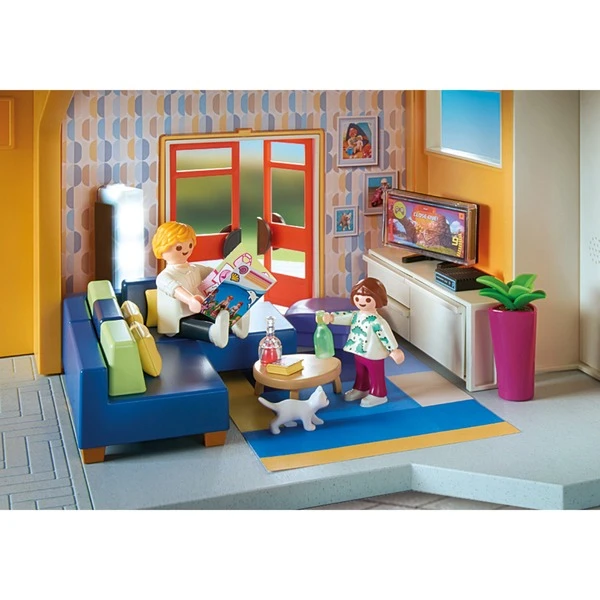 PLAYMOBIL 70989 City Life Wohnzimmer, Konstruktionsspielzeug 4 PLAYMOBIL 70989 City Life Wohnzimmer, Konstruktionsspielzeug – Bild 2