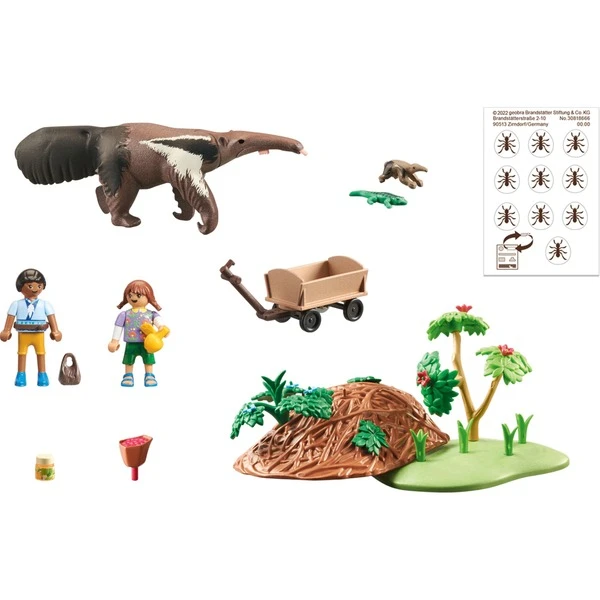 PLAYMOBIL 71012 Wiltopia Ameisenbärpflege, Konstruktionsspielzeug 4 PLAYMOBIL 71012 Wiltopia Ameisenbärpflege, Konstruktionsspielzeug – Bild 2