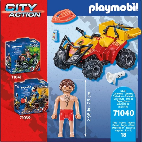 PLAYMOBIL 71040 Rettungsschwimmer-Quad, Konstruktionsspielzeug 6 PLAYMOBIL 71040 Rettungsschwimmer-Quad, Konstruktionsspielzeug – Bild 4