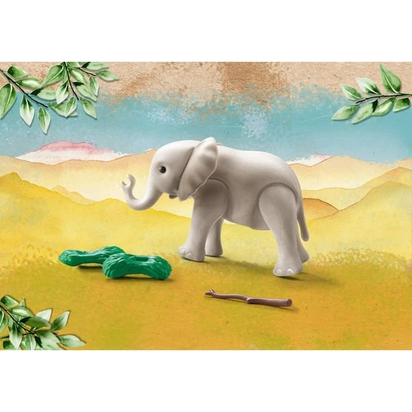 PLAYMOBIL 71049 Wiltopia Junger Elefant, Konstruktionsspielzeug 5 PLAYMOBIL 71049 Wiltopia Junger Elefant, Konstruktionsspielzeug – Bild 3
