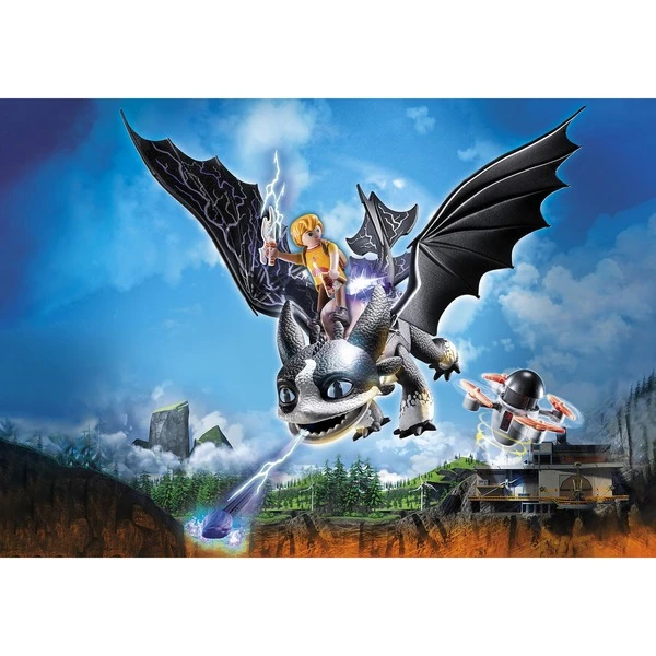 PLAYMOBIL 71081 Dragons: The Nine Realms - Thunder & Tom, Konstruktionsspielzeug 4 PLAYMOBIL 71081 Dragons: The Nine Realms - Thunder & Tom, Konstruktionsspielzeug – Bild 2
