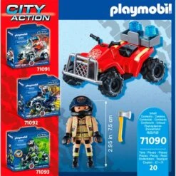 PLAYMOBIL 71090 City Action - Feuerwehr-Speed Quad, Konstruktionsspielzeug 11 PLAYMOBIL 71090 City Action - Feuerwehr-Speed Quad, Konstruktionsspielzeug -Spielzeug Förderung Rabatte PLAYMOBIL 71090 City Action Feuerwehr Speed Quad Konstruktionsspielzeug@@1888893 4