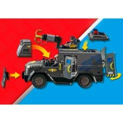 PLAYMOBIL 71144 City Action SWAT-Geländefahrzeug, Konstruktionsspielzeug -Spielzeug Förderung Rabatte PLAYMOBIL 71144 City Action SWAT Gel ndefahrzeug Konstruktionsspielzeug@@1888956 7