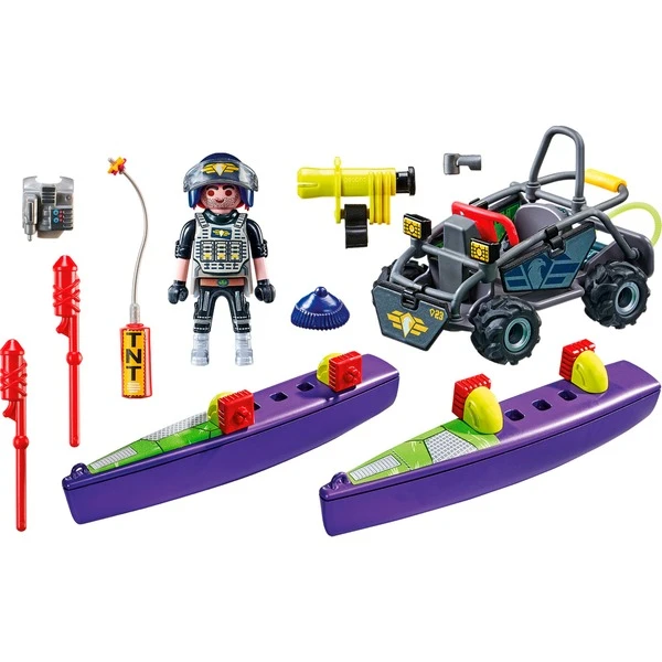 PLAYMOBIL 71147 City Action SWAT-Multi-Terrain-Quad, Konstruktionsspielzeug 4 PLAYMOBIL 71147 City Action SWAT-Multi-Terrain-Quad, Konstruktionsspielzeug – Bild 2