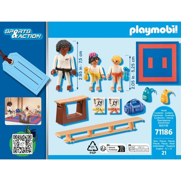 PLAYMOBIL 71186 Karate Training, Konstruktionsspielzeug 5 PLAYMOBIL 71186 Karate Training, Konstruktionsspielzeug – Bild 3